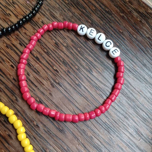 Paco Designs - CHIEFS TEAM SPIRIT Bracelets Red, Black or Yellow: Red