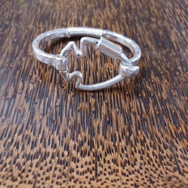 Paco Designs - Matte Finish Arrowhead Bracelet (Gold or Silver): Yellow Gold