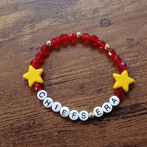 Paco Designs - Shinning In My Chiefs Era Bracelet
