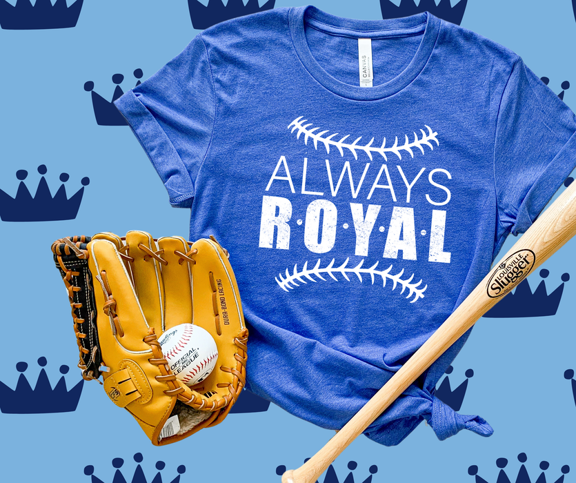 The Red Rival Wholesale - Always Royal Heather Blue Graphic Tee: Youth X-Large (18/20)