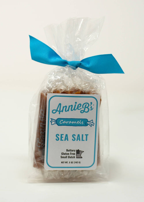 Annie B's - 10pc. Caramel Gift Bag - Set of 5: Sea Salt