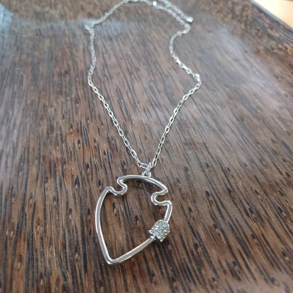Paco Designs - Large Bling Arrowhead Necklace Silver OR Gold: Yellow Gold