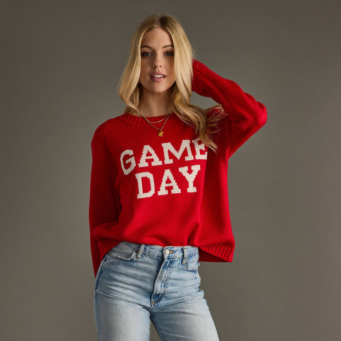 Panache Apparel Co. - Red Game Day Sweater
