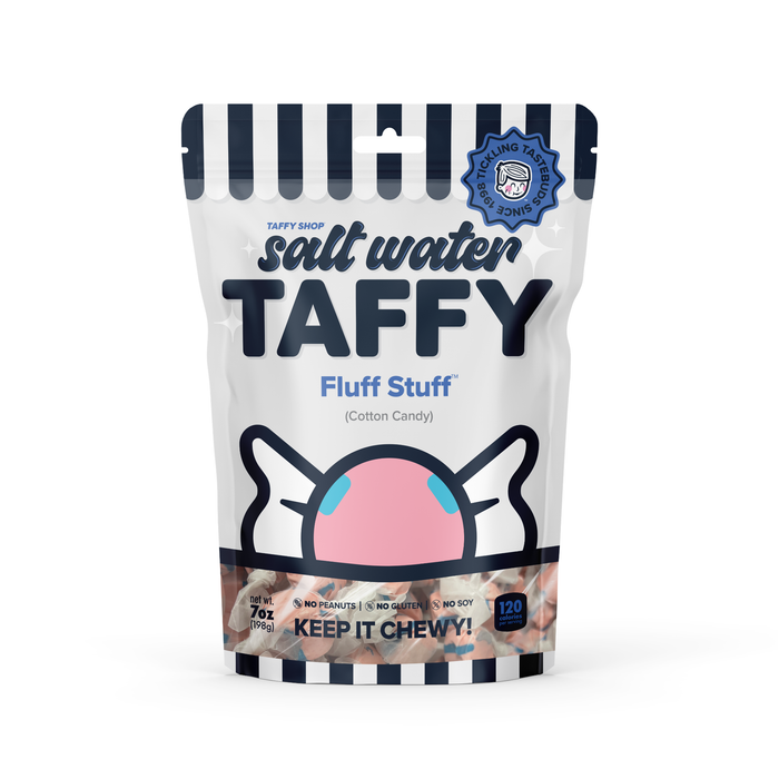 Taffy Shop - Fluff Stuff™ Taffy (Cotton Candy): Personal (7oz)
