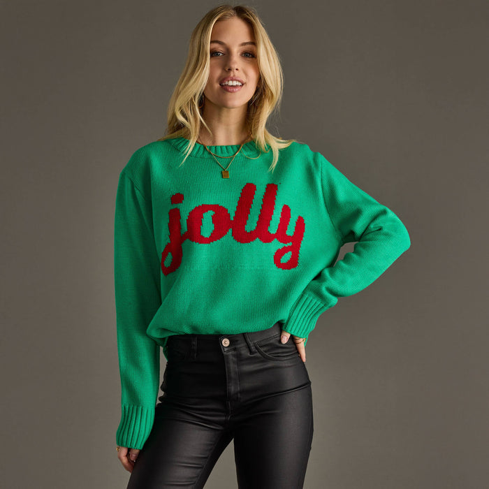 Panache Apparel Co. - Green Jolly Sweater