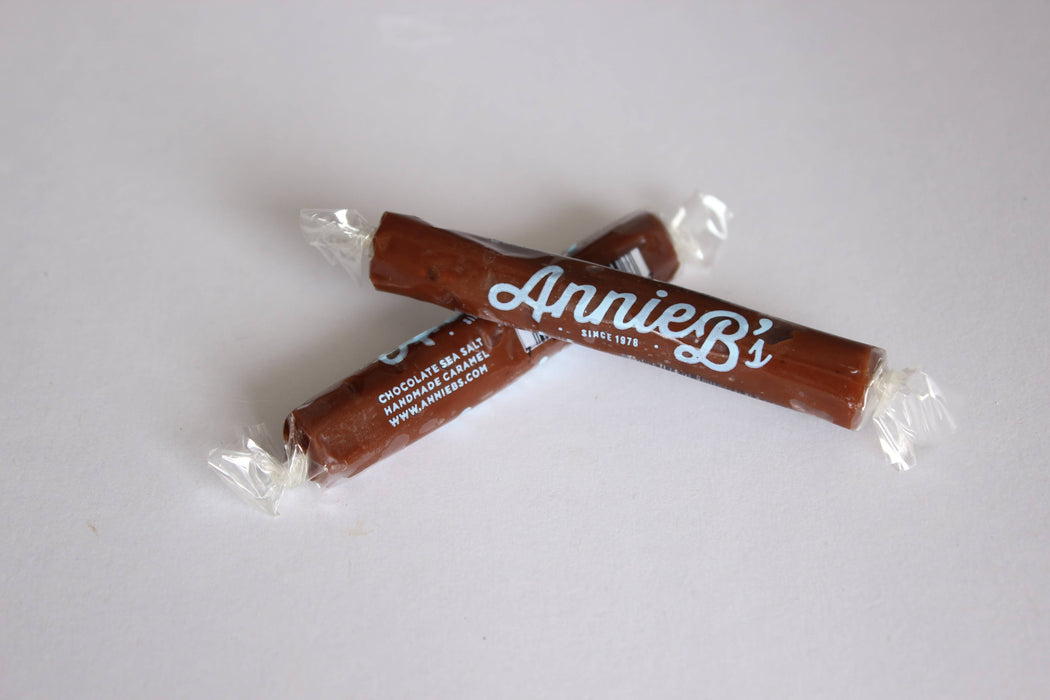 Annie B's - Handmade Caramels - Approximately 120 Pieces: Chocolate Sea Salt