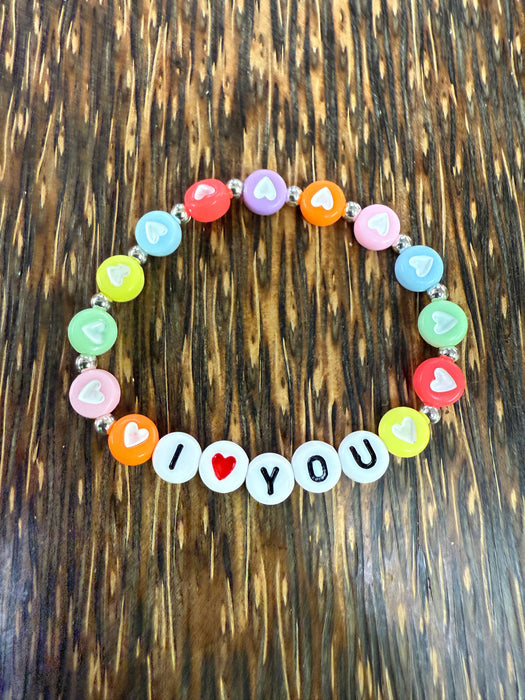 Paco Designs - Children's Multi Color Heart Bracelet