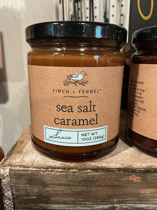 Finch+Fennel 10 oz sea salt caramel sauce