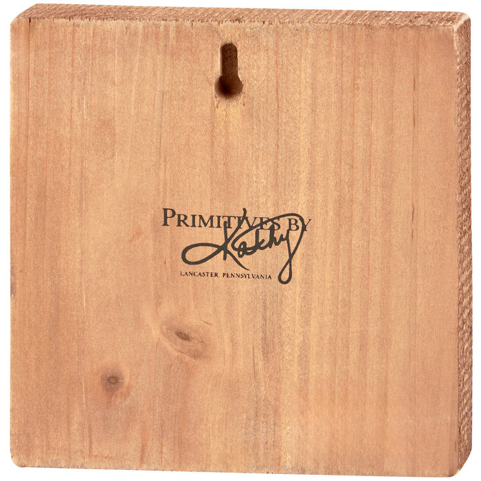 Primitives by Kathy - Angus Cow Block Sign