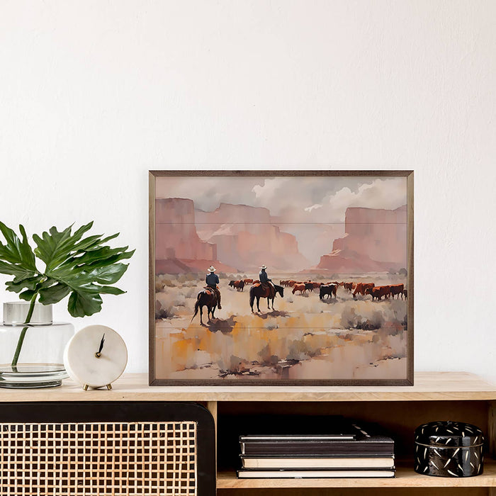 Kendrick Home - Grand Canyon Cattle Moving: 20 x 16 x 1.5
