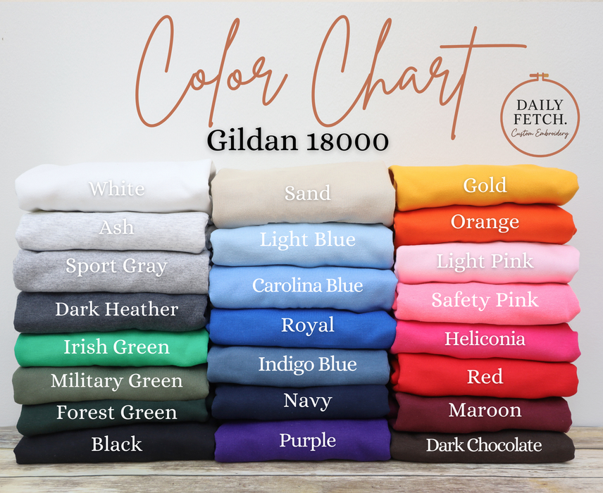 Daily Fetch KC - Mizzou Yarn Embroidered Sweatshirt: XL