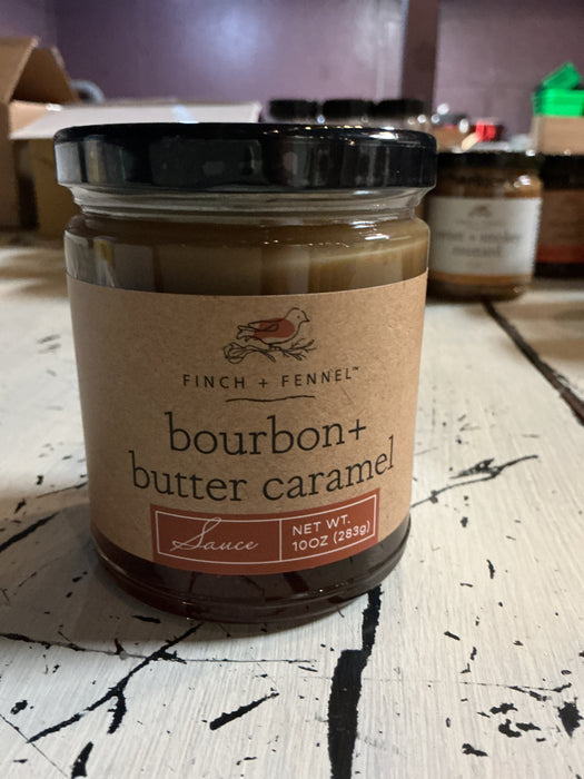 Finch+Fennel 10oz. Bourbon + butter caramel sauce
