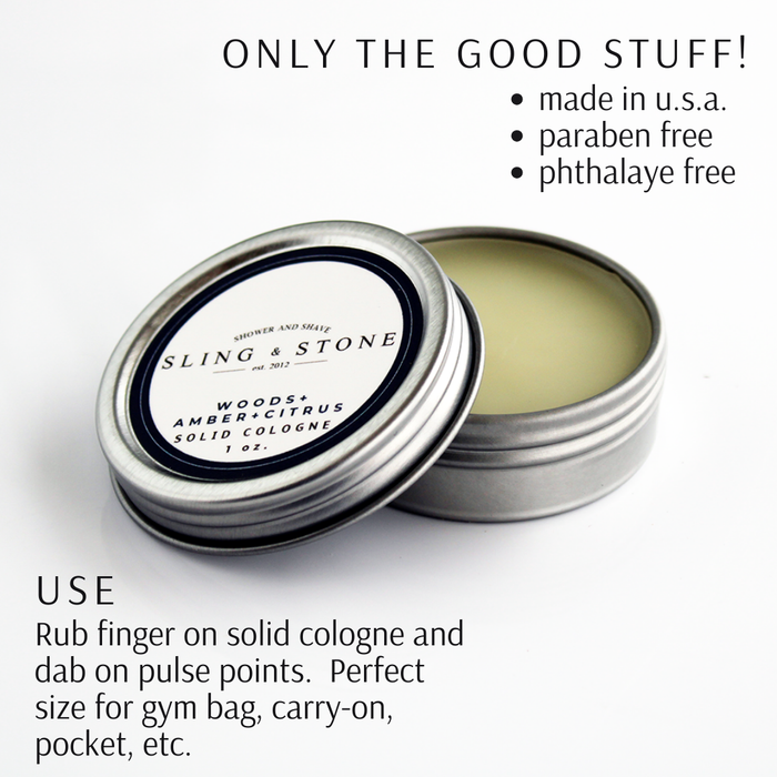 Twisted Tomboy | Bath+Body+Shower+Shave - FOR MEN | Solid Colognes (NEW SCENTS! 6 Scents): NEW! Sandalwood+Musk+Orange Blossom