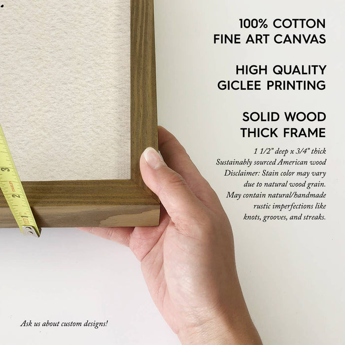 Hangout Home - Jesus Sheep Rescue Me - Jesus Canvas Art - Wood Framed Art: 6x10" Mini Canvas Art with Wood Box Frame