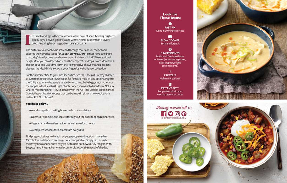 Simon & Schuster - Taste of Home Soups, Stews and More by: Paperback; 256 pages / English