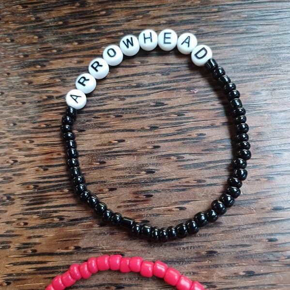 Paco Designs - CHIEFS TEAM SPIRIT Bracelets Red, Black or Yellow: Red