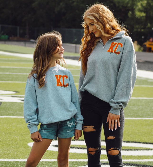 Country Charm Wholesale - KC football | left chest Crewneck: XL