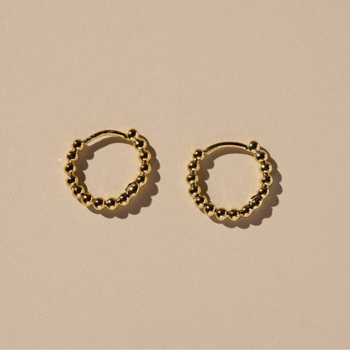 Nickel and Suede - Gold Chloe Huggies