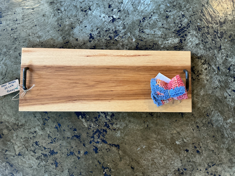 Hickory Serving Tray / Board                     24 X 9 1/4