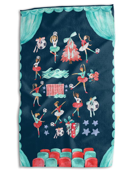 Absorb-Lumen - A Current Nutcracker 18x30 Work-harder Double-Sided Towel