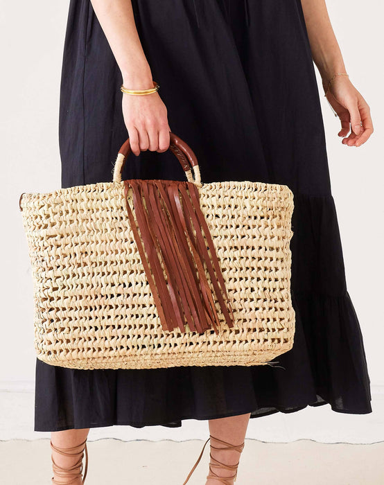 MERSEA - Bazaar Basket - Large: Lush Green / L