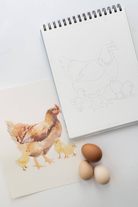 Bailey Rae Studio - Country Life Watercoloring Book