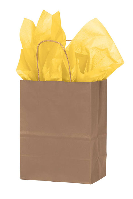 Store Supply Warehouse - Kraft Paper Shopping Bags: Natural / Case of 100 / Medium
