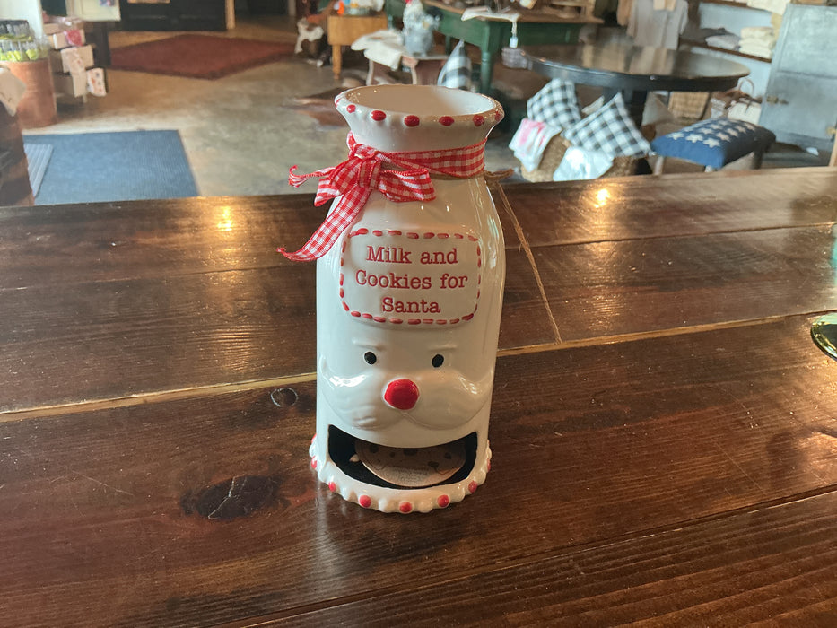 Mudpie “Santa”Milk and Cookies Pitcher