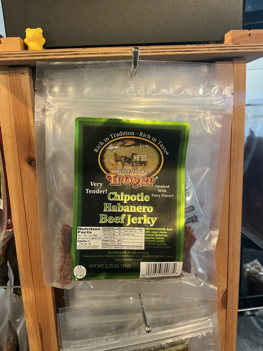 Small Troyer Beef Jerky 3.25 ounce