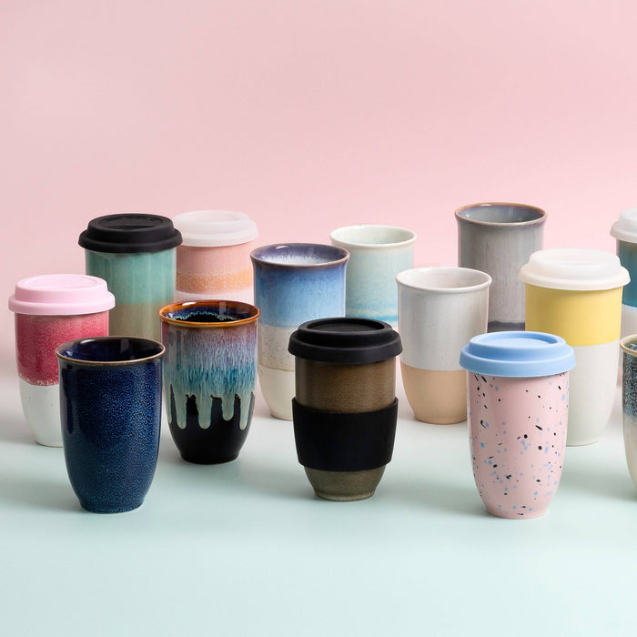 Nova Ceramics Travel Mugs - Lemon Cup 16oz