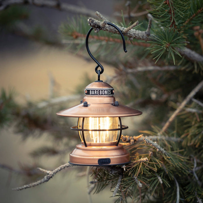 Barebones - Edison Mini Light - Great Holiday Ornament!: Red