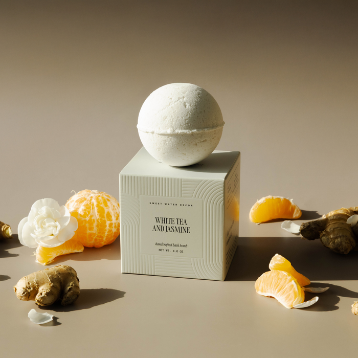 Sweet Water Decor - *NEW* White Tea and Jasmine 4.6 oz Bath Bomb