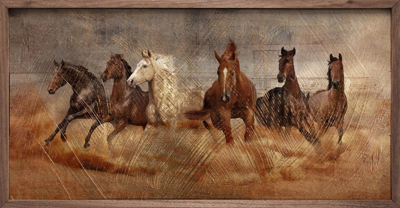 Kendrick Home - Gilded Stampede: 24 x 12 x 1.5