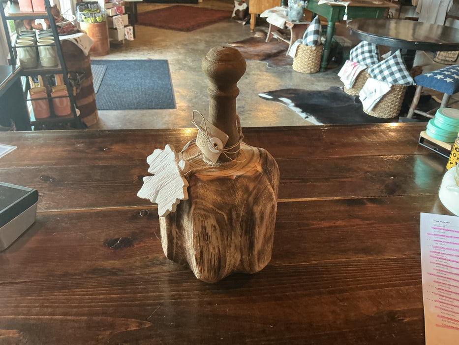 Mudpie SM Wood Baluster Pumpkin