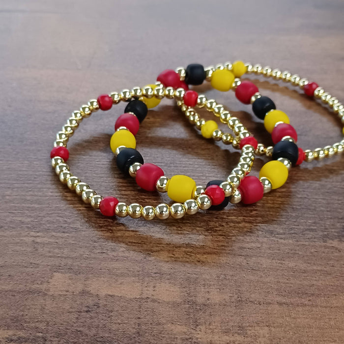 Paco Designs - Chief's Glass Pony Bracelet