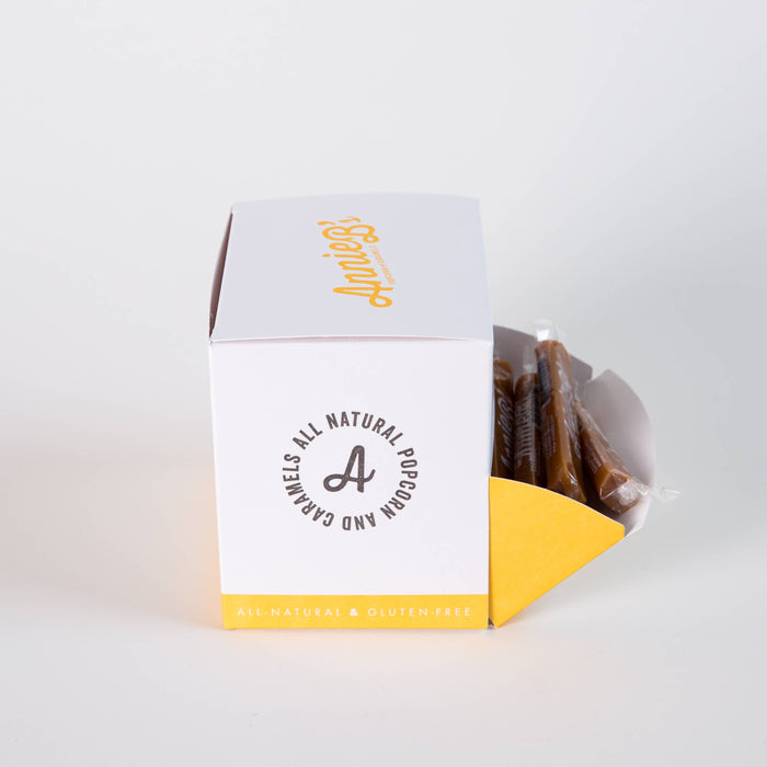 Annie B's - 45pc.  Gravity Feed Caramel Dispenser: Sea Salt