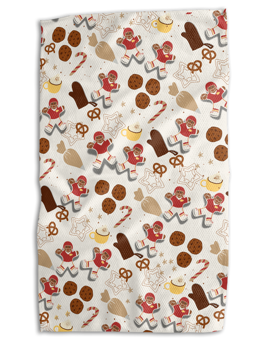 Absorb-Lumen - Sugar and Spice and Everything Chiefs 18x30 Work-harder Double-Sided Towel