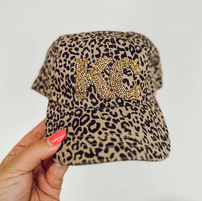 Country Charm Wholesale - KC Gold Bling | Leopard Hat
