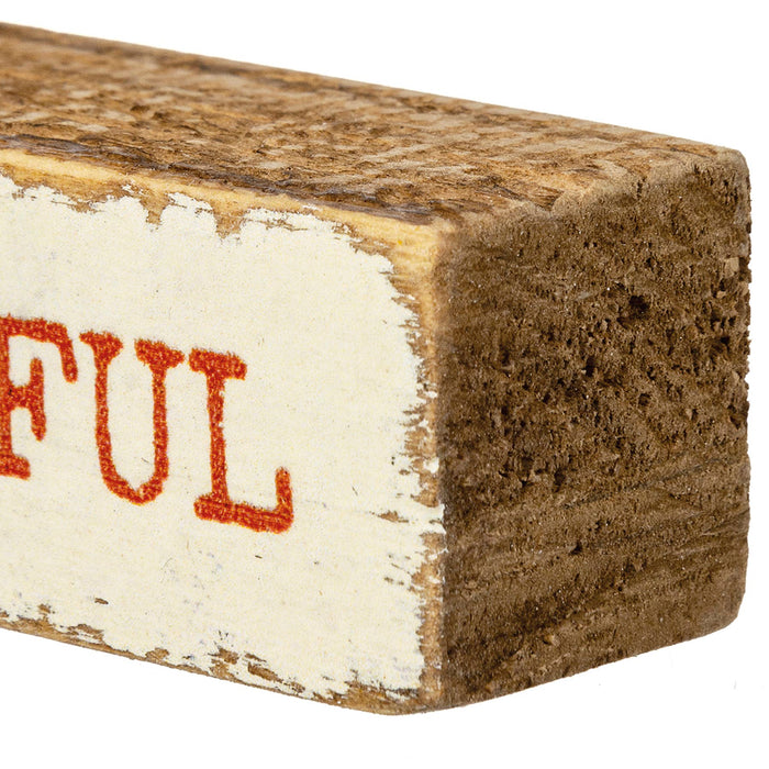 Primitives by Kathy - Be Thankful Block Sign