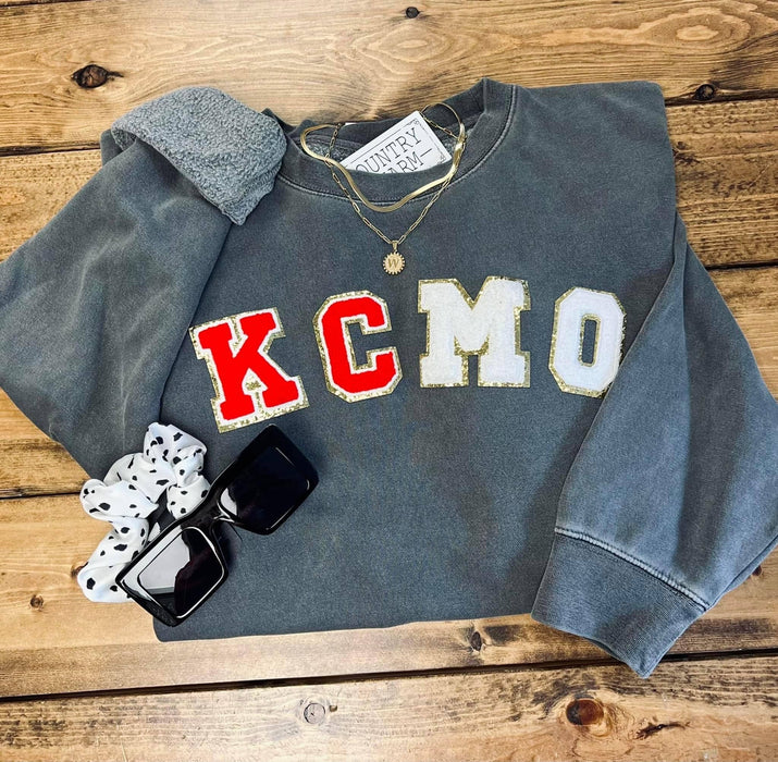 Country Charm Wholesale - KCMO | LETTER PATCH CREW: X-large