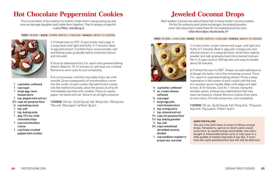 Simon & Schuster - Taste of Home All New Christmas Cookies  by: Spiral; 208 pages / English