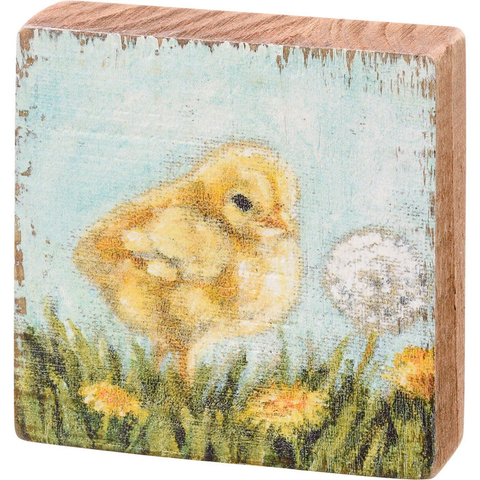 Primitives by Kathy - Chick Block Sign