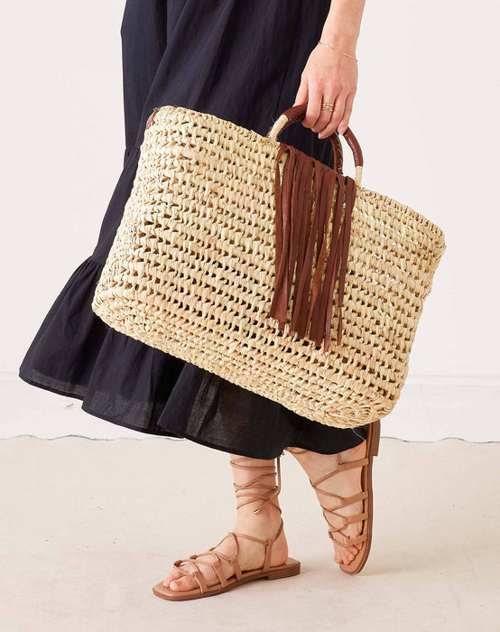 MERSEA - Bazaar Basket - Large: Lush Green / L