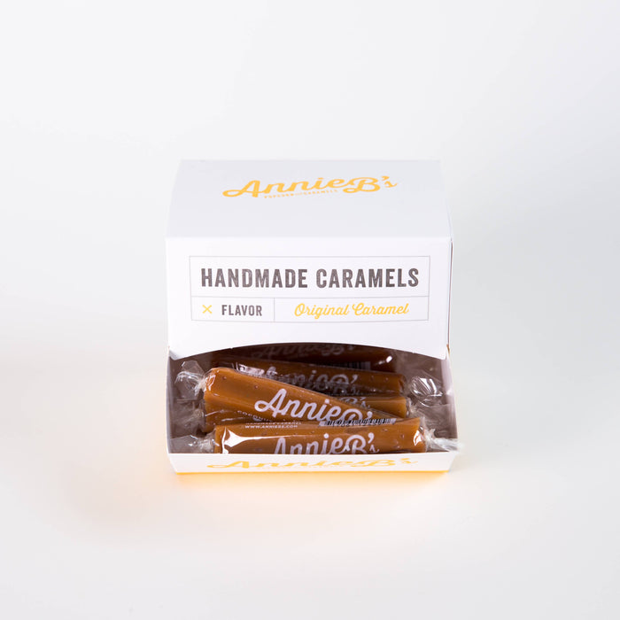 Annie B's - 45pc.  Gravity Feed Caramel Dispenser: Sea Salt