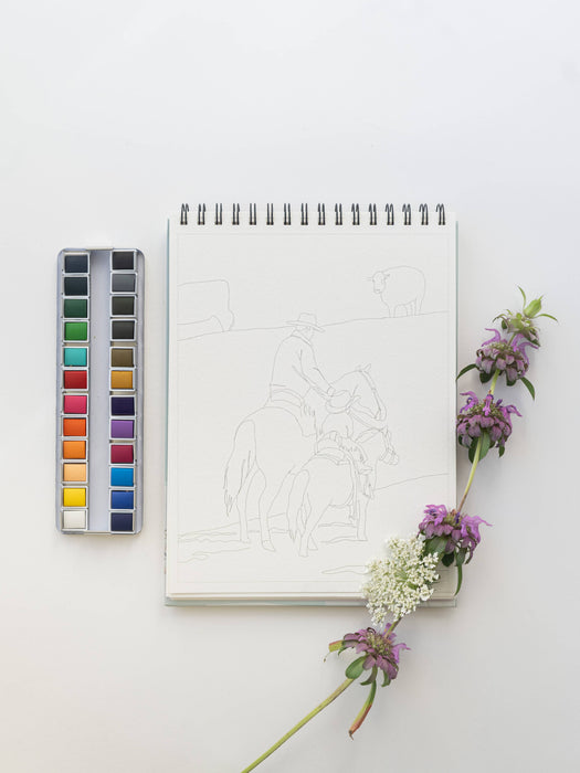 Bailey Rae Studio - Country Life Watercoloring Book