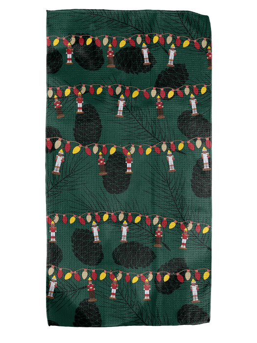 Absorb-Lumen - Nutcracker Wrangler 12x24 Bartender Double-Sided Towel