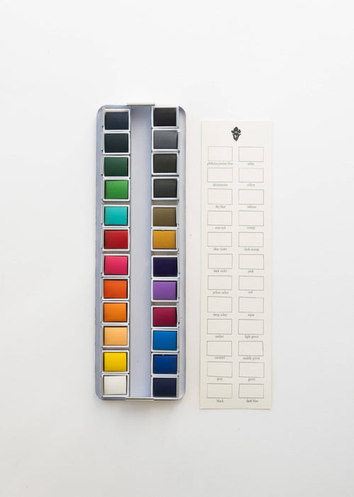 Bailey Rae Studio - 24 Color Watercolor Paint Palette