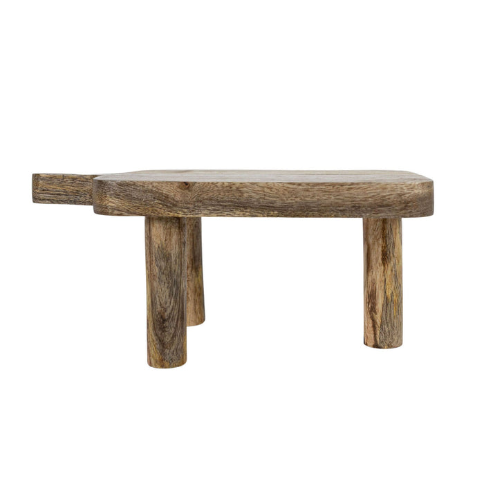 Foreside Home & Garden - Hazel 3 Leg Mango Wood Farmhouse Riser