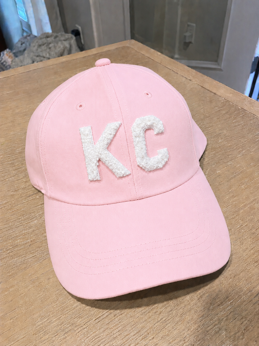 Thread Friday - Kansas City KC Dad Hat – White Chenille: Turquoise