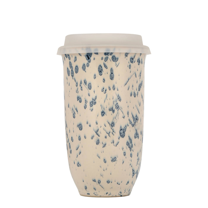 Nova Ceramics Travel Mugs - Orchid Ceramic Travel Mug – 16oz with Lid & Sleeve